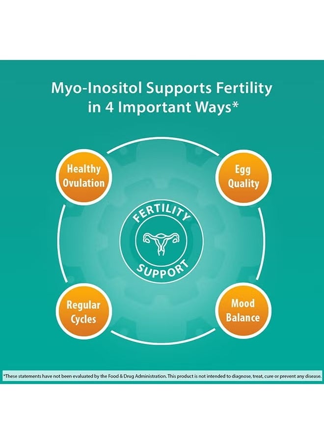 fairhaven health Myo-Inositol Dietary Supplement 120 Capsules  - Image 2