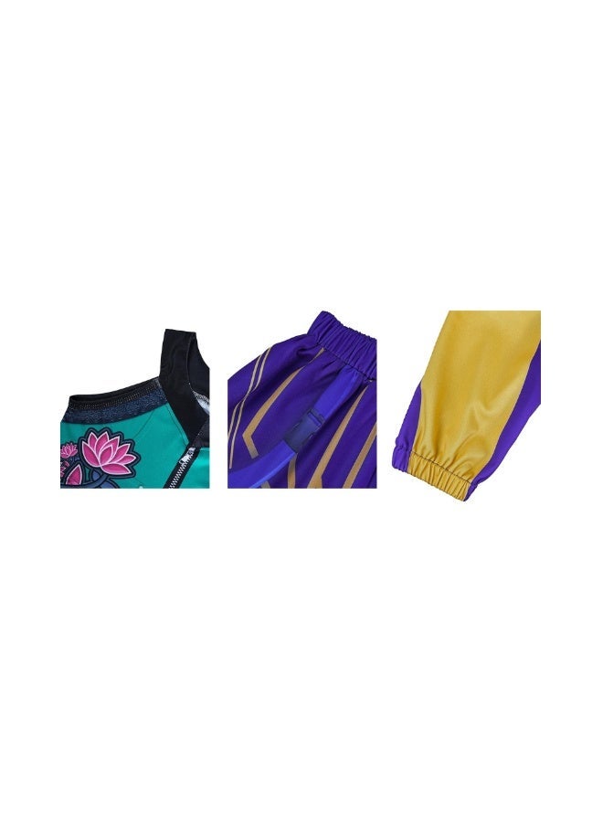 BrainGiggles Zoey Costume Kids Girls Pop Singers Halloween Costume - 2 Piece Set | K-Style Girls Performer Stage Show Clothing Outfit - (4-6 yrs) - Image 3