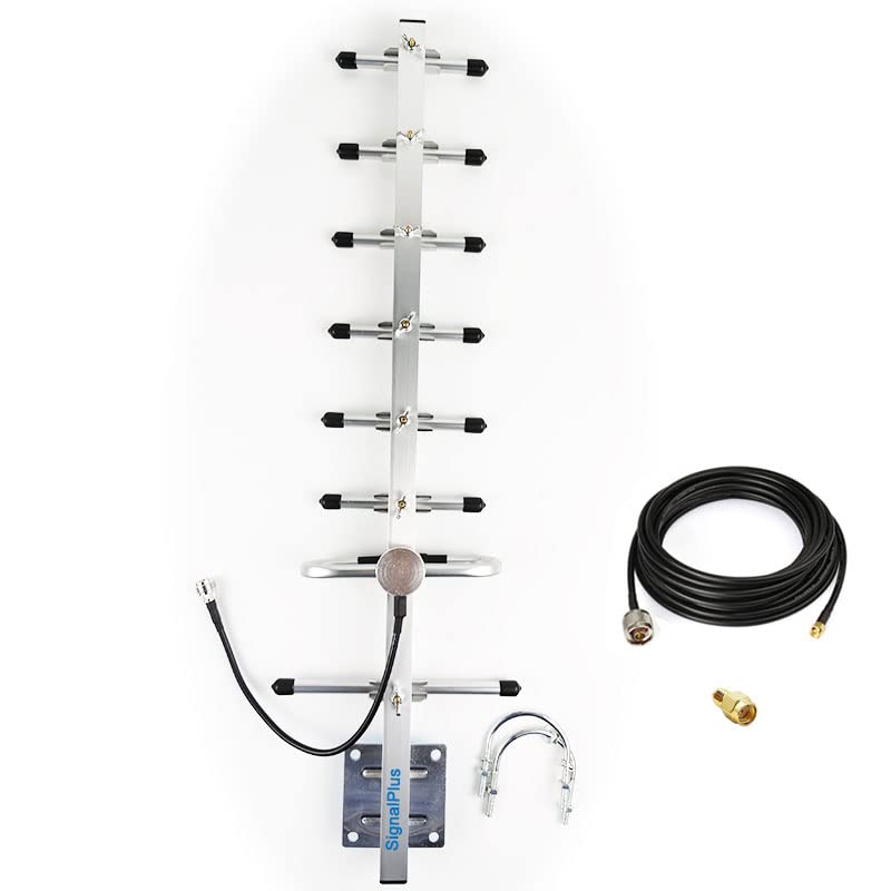 SIGNALPLUS Outdoor Yagi 915mhz lora Antenna 10 dbi Helium Antenna for Lora Miner Bobcat RAK Nebra SensecapLow Loss Cable RG58 165ft - Image 1
