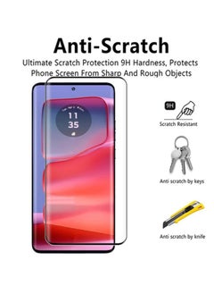 Generic 2 Pack Screen Protector for Moto Edge 50 Fusion 5G,Tempered Glass 3D Film with Camera Lens Protector, Ultra Hardness, 3D Full Coverage, Ultra Resistant, Bubble Free, Case Friendly.  - Image 2