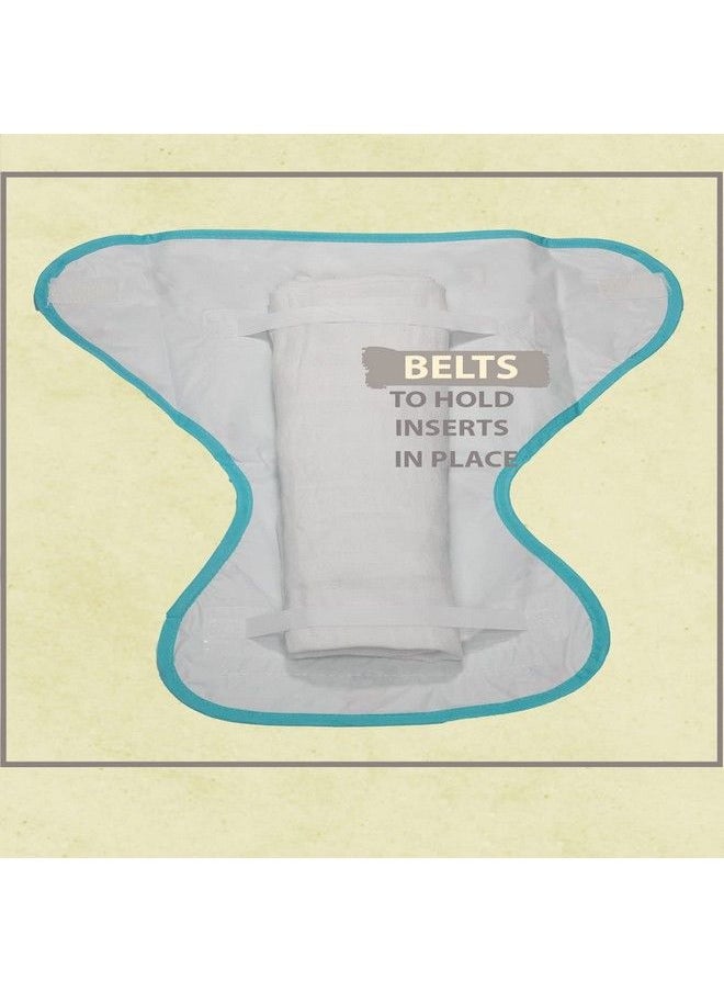 Lollipop lane - Waterproof Nappies;Diaper Covers With Belt For Insertpack Of 6 (Small) - Image 1