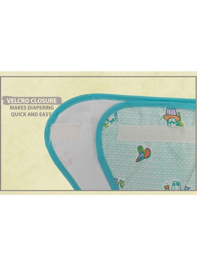 Lollipop lane - Waterproof Nappies;Diaper Covers With Belt For Insertpack Of 6 (Small) - Image 1