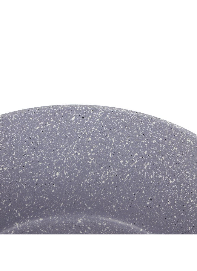 DELCASA Delcasa 26cm Essential Casserole Non-Stick Aluminum Cookware with Granite Coating  - Image 3