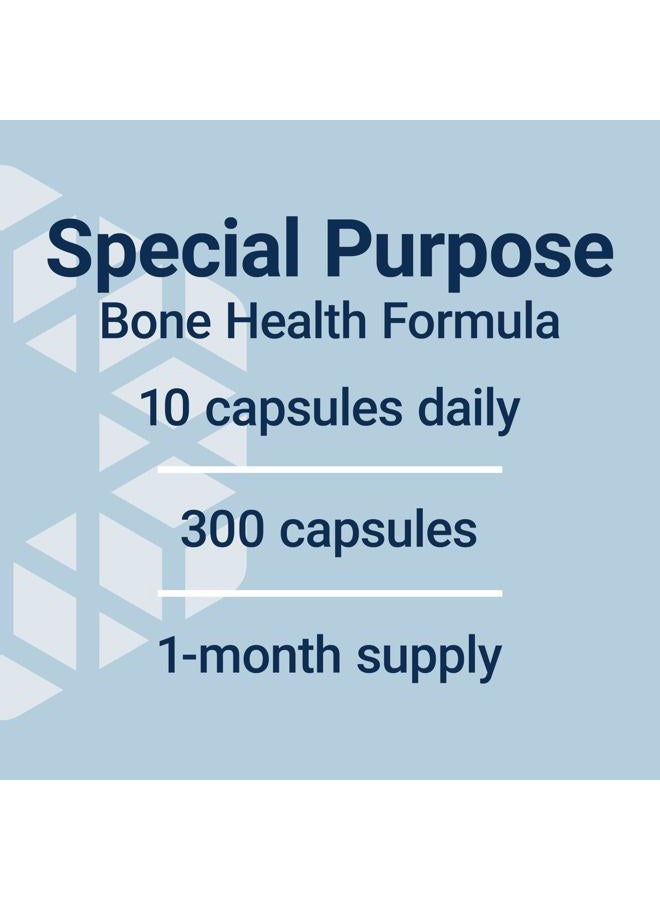 Life Extension Dr. Strum's Intensive Bone Formula, Cissus quadrangularis, Calcium, Vitamin D3, K2, Magnesium, zinc, Potassium, Boron, Bone Health Support Formula, Gluten Free, Non-GMO, 300 Capsules - Image 5