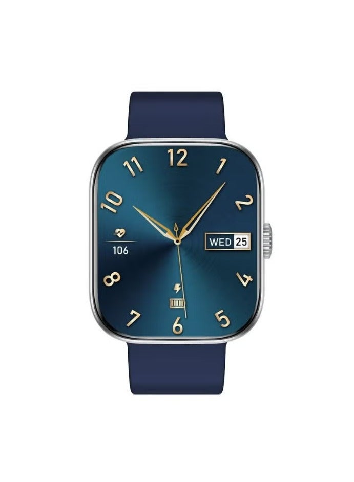 SWISS MILITARY Swiss Military ALPS4 Smartwatch – Stylish AMOLED Wearable with Bluetooth Calling, Health Monitoring, Wireless Charging & Multilingual Support - Blue  - Image 2