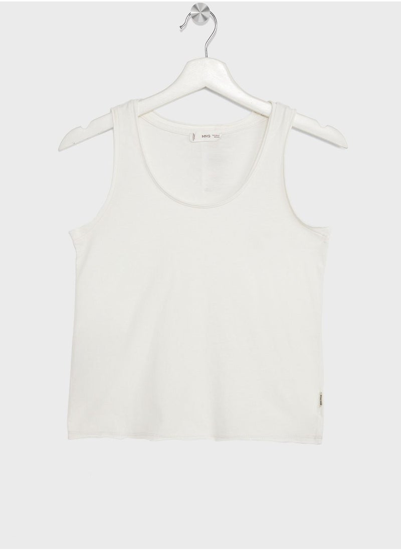 MANGO - Youth Essential Strap Top - Image 1