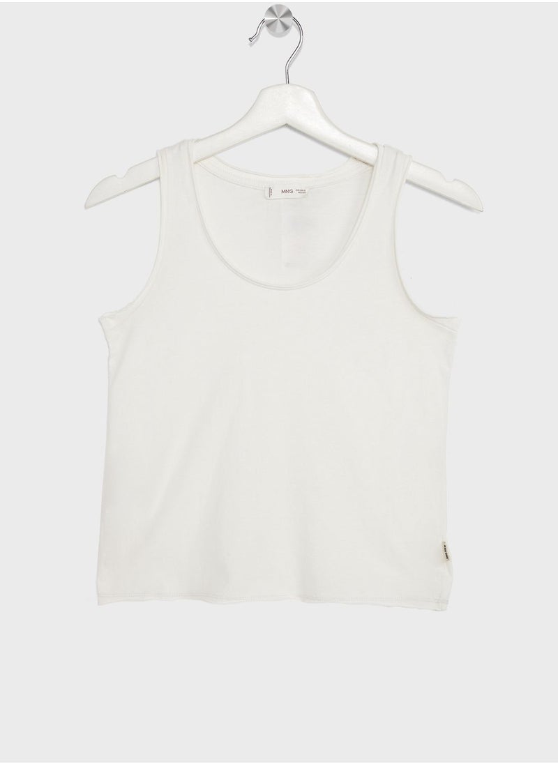 MANGO - Youth Essential Strap Top - Image 1