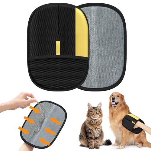 Ulyuhoda Pet Hair Remover - 2025 New Electrostatic Magic Brush Pet Hair Remover Glove, Reusable Cat & Dog Hair Remover Tool for Clothing, Couch, Furniture, Carpet, Car Seat, Cat Grooming Glove, 1 PCS - Image 1