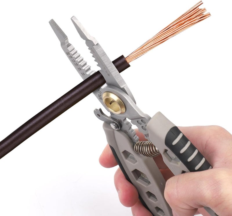 DHVYANT MART MultiPurpose Wire Stripper Pliers Wire Crimping Tool Electrician Cable Snips Used For Home DecorationConstruction WorkersMotor RepairWiring Problems Professional Tool Gift - Image 5