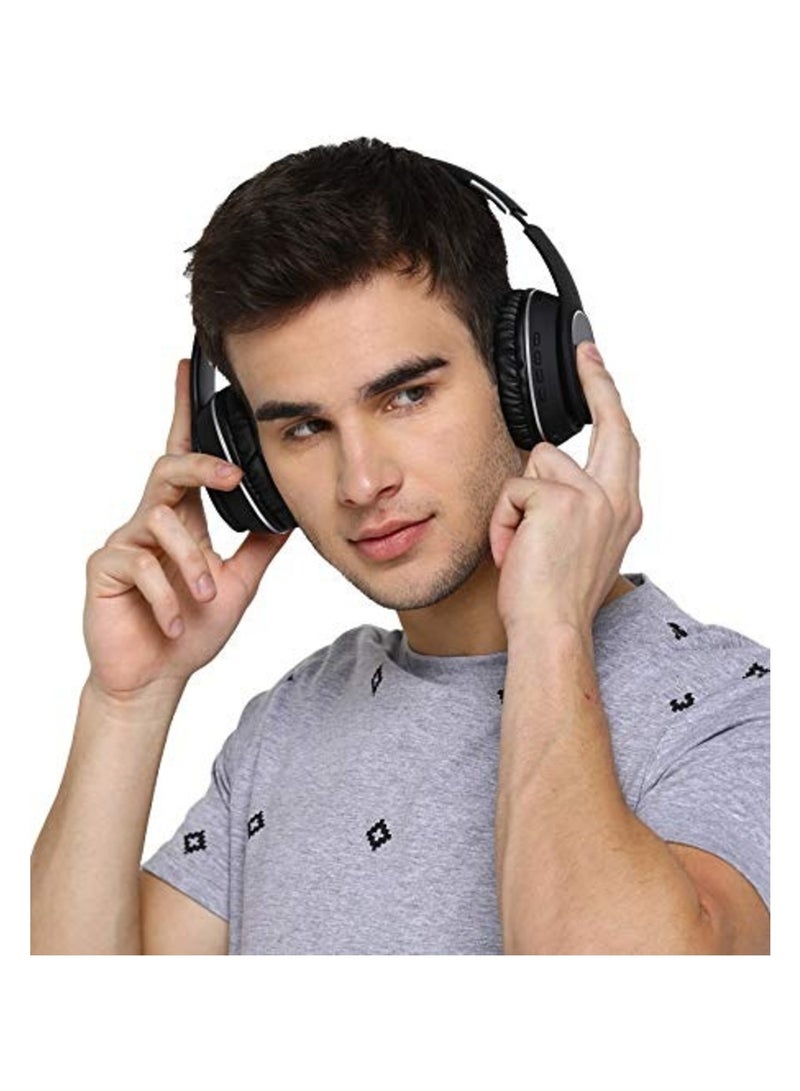 Lenyes LH93 Wireless 5.0 Bluetooth Over-Ear Stereo Foldable Headphones, Wireless Headsets with Built-in Microphone - Image 2