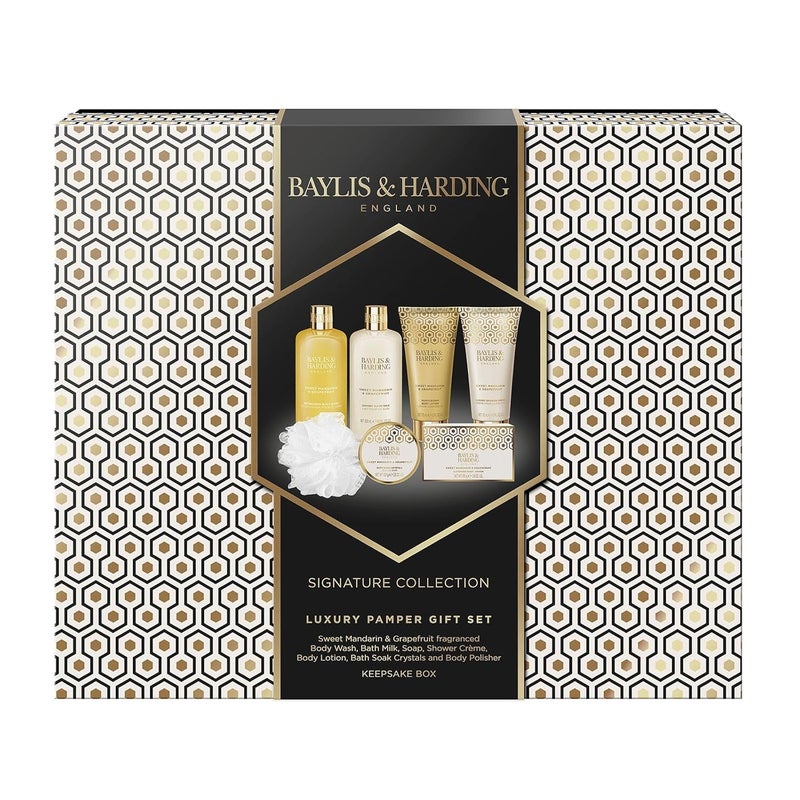 Baylis & Harding Baylis  Harding Gift Set for Women  Ultimate Luxury Bath  Skincare Set  Sweet Mandarin  Grapefruit