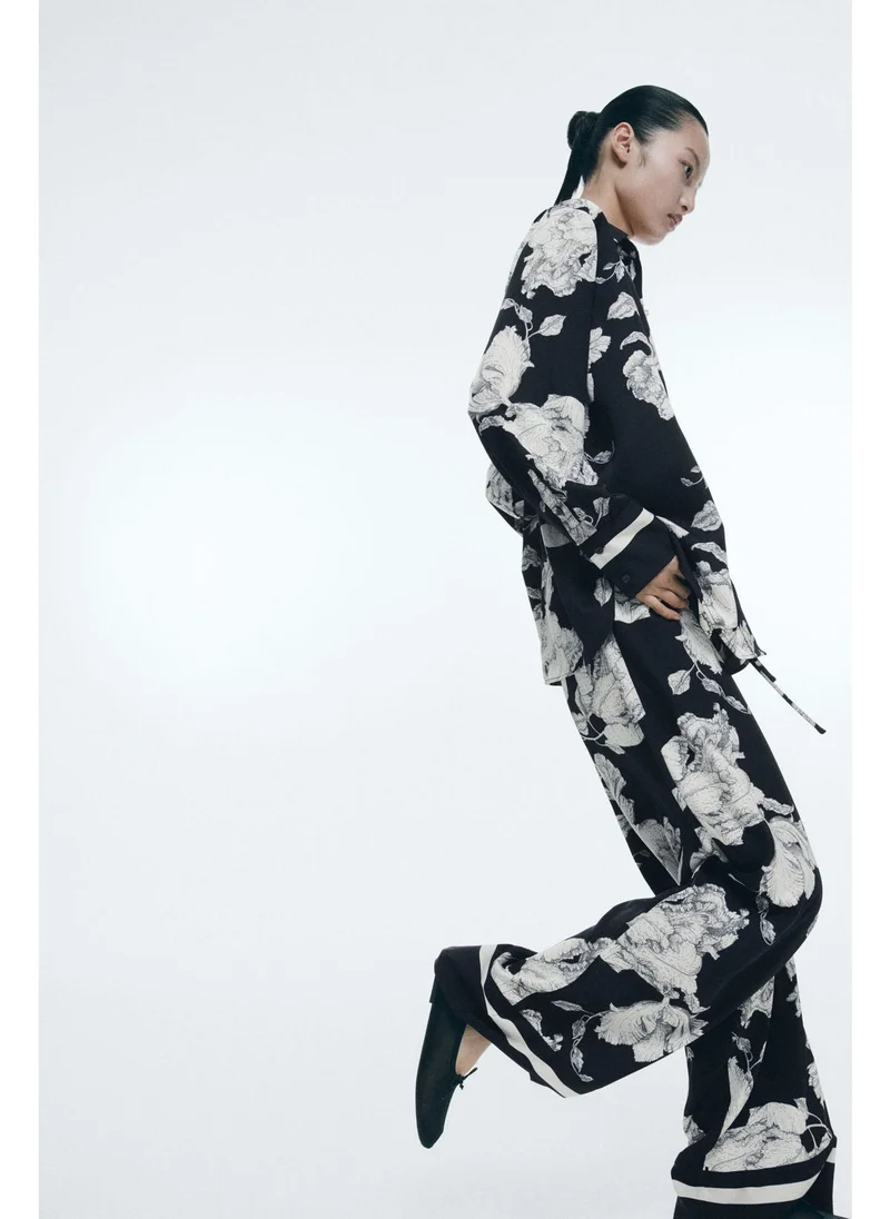 H&M Drawstring twill trousers