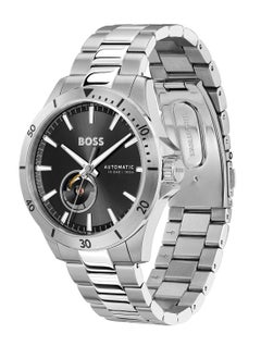 HUGO BOSS HUGO BOSS ROUND ANALOG MEN'S BLACK CASE WATCH - 1514202  - Image 1