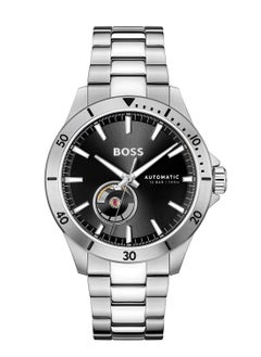 HUGO BOSS HUGO BOSS ROUND ANALOG MEN'S BLACK CASE WATCH - 1514202  - Image 2