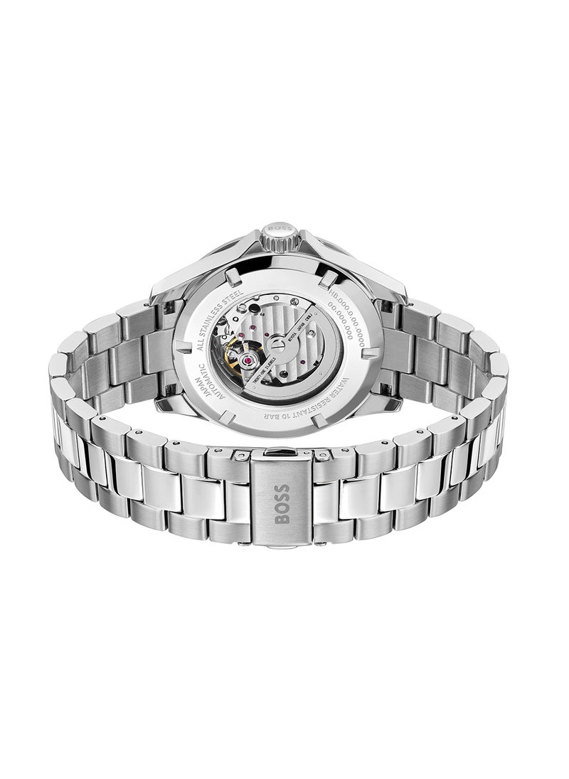HUGO BOSS HUGO BOSS ROUND ANALOG MEN'S BLACK CASE WATCH - 1514202  - Image 3