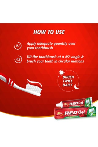 Red Gel Ayurvedic Toothpaste  Value Pack - view 5