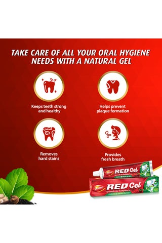 Red Gel Ayurvedic Toothpaste  Value Pack - view 3