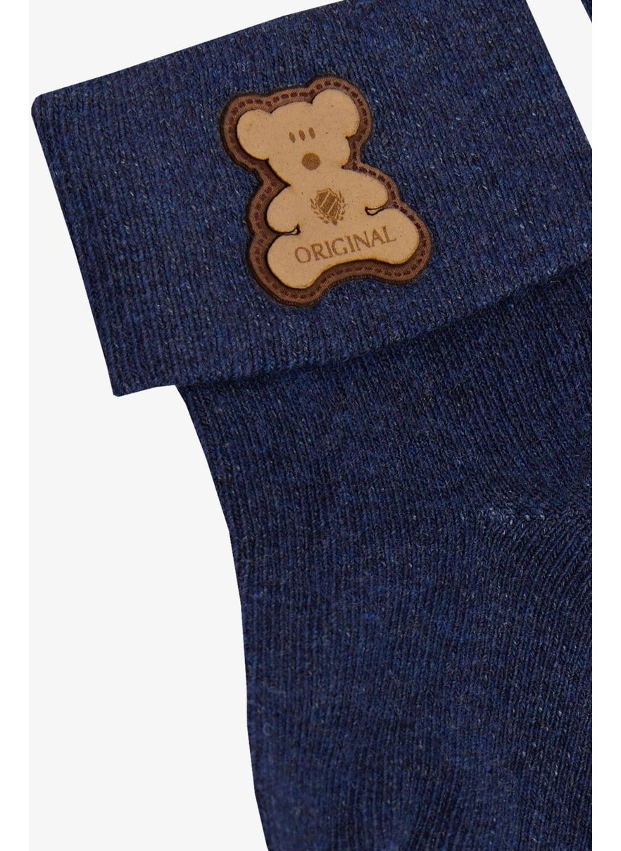 Katamino Baby Boy Sock Socks Teddy Bear Amalı 0-18 Months, Dark Blue  - Image 3