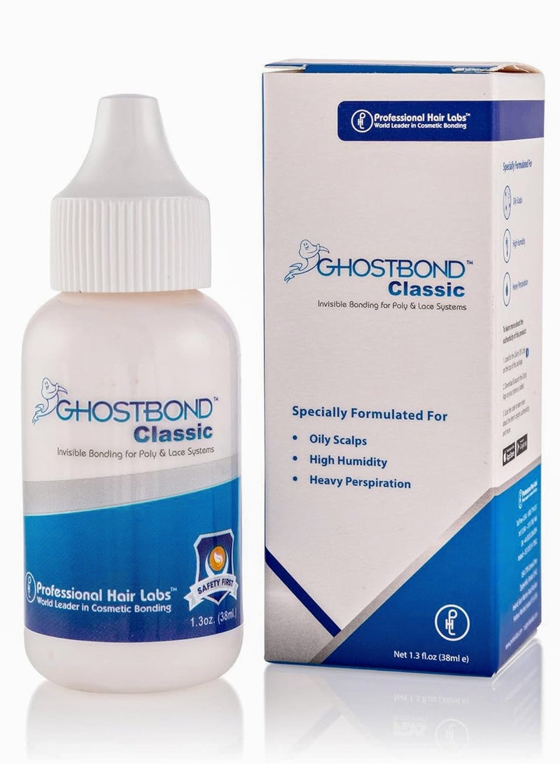 Estelle Ghost Bond Hair Replacement Adhesive Invisible Waterproof Glue for Poly and Lace Hairpieces Wigs Toupees Strong Hold Acrylic Formula Ideal for Oily Scalps High Temperatures Humidity Safe latex free - Image 1