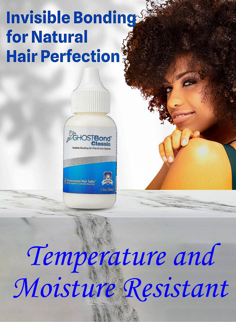 Estelle Ghost Bond Hair Replacement Adhesive Invisible Waterproof Glue for Poly and Lace Hairpieces Wigs Toupees Strong Hold Acrylic Formula Ideal for Oily Scalps High Temperatures Humidity Safe latex free - Image 5