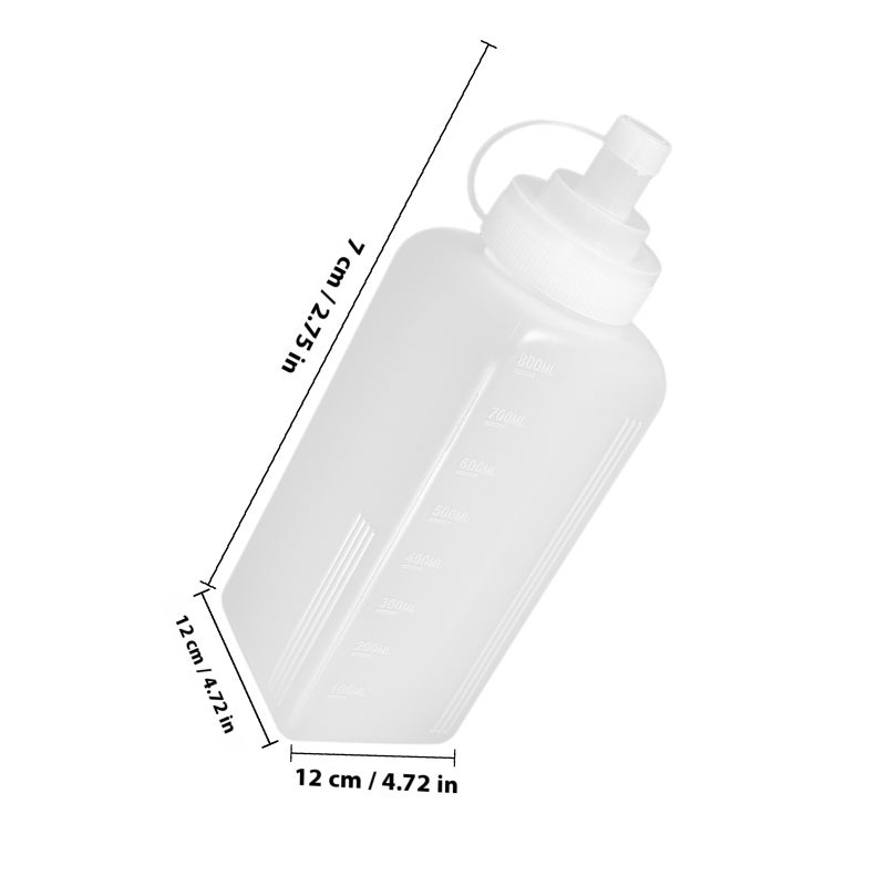 Plastic squeeze bottles, versatile for ketchup mustard, durable design - Image 2