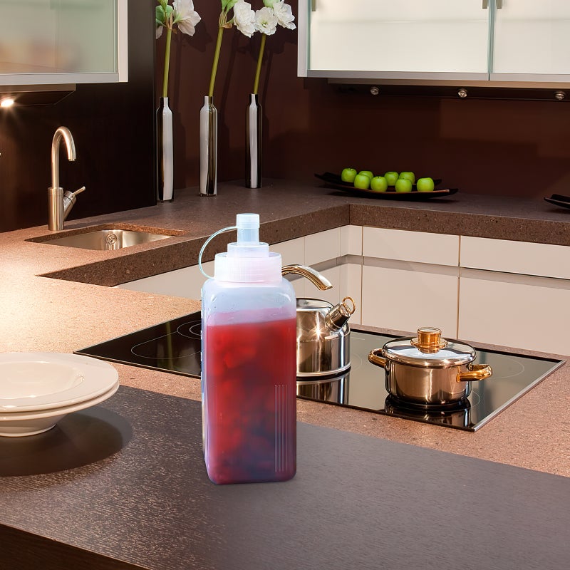 Plastic squeeze bottles, versatile for ketchup mustard, durable design - Image 5