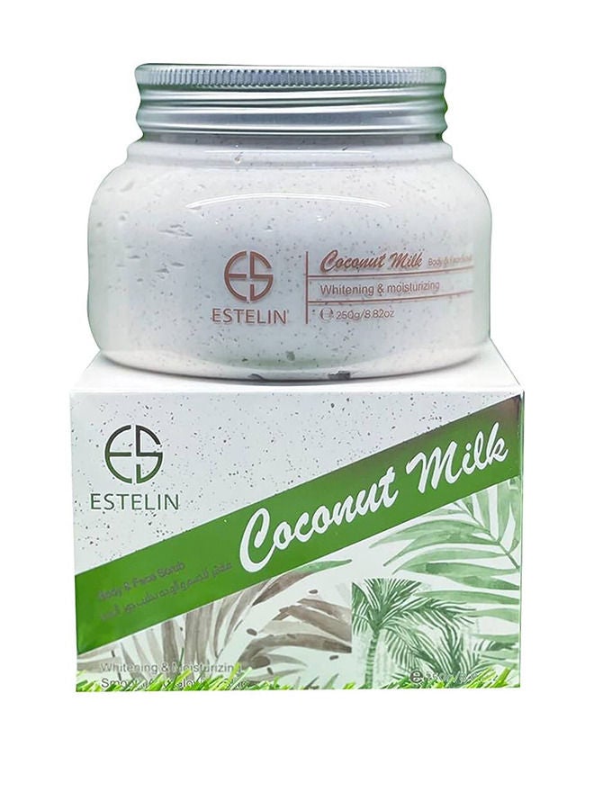 إستيلين مقشر للجسم والوجه بحليب جوز الهند 250 جرام