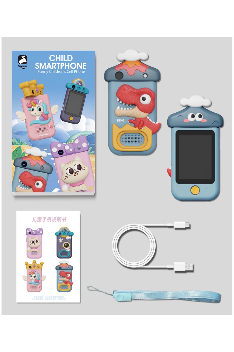 BlueFire Child Smartphone X19 – 2.8" Touch Screen Kids Phone with 48MP Camera, 1080P Video, Games, Music, Alarm, Early Education, Supports 32GB TF Card, 1000mAh Battery – Educational & Fun Toy Mobile for Children 3+ - Image 4