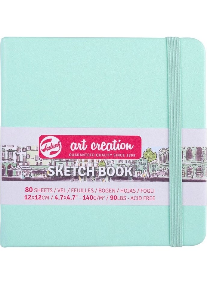 Art Creation Fresh Mint Cover Sketch Book 140 Gram 12 x 12 cm 80 Sheets - pzsku/Z5F7FD2FD72371133696CZ/45/_/1725795342/1142944c-9baf-4302-8823-b4f15c64279a