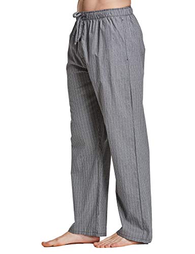 CYZ Mens 100% Cotton Pajama Pants Sleep Lounge Pajamas for Men Woven pj Pants - Image 2