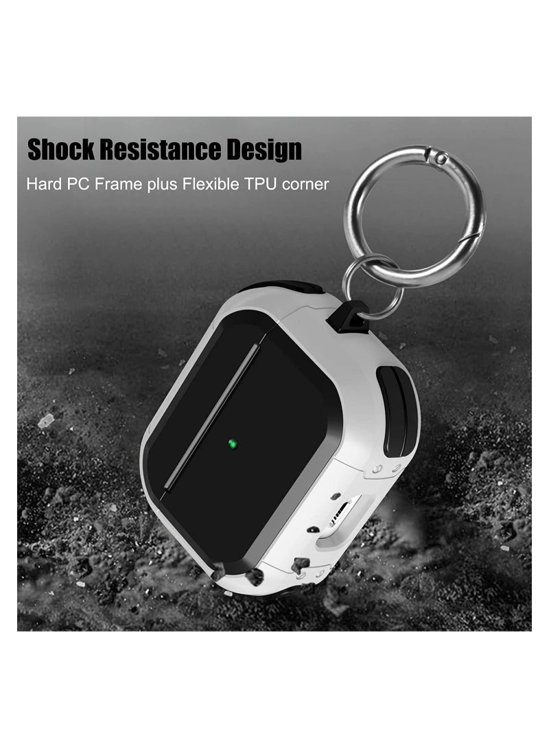 Airpods 3 Case(2021) with Keychain,Full-Body Rugged Military Grade Protective Cover for Airpods 3rd Generation(2021),Shock Absorption Corner Design,Durable Armor Case - Image 2