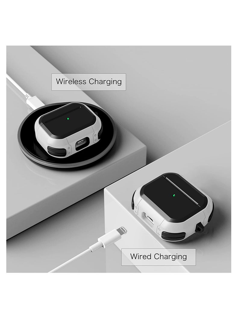 Airpods 3 Case(2021) with Keychain,Full-Body Rugged Military Grade Protective Cover for Airpods 3rd Generation(2021),Shock Absorption Corner Design,Durable Armor Case - Image 3