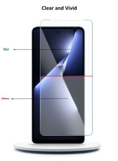 Techie HD Tempered Glass Screen Protector for Tecno Pova 5 Pro - Anti Reflection Anti Bubbles 9H Hardness 0.33 mm Rounded Edges Easy Installation  - Image 4