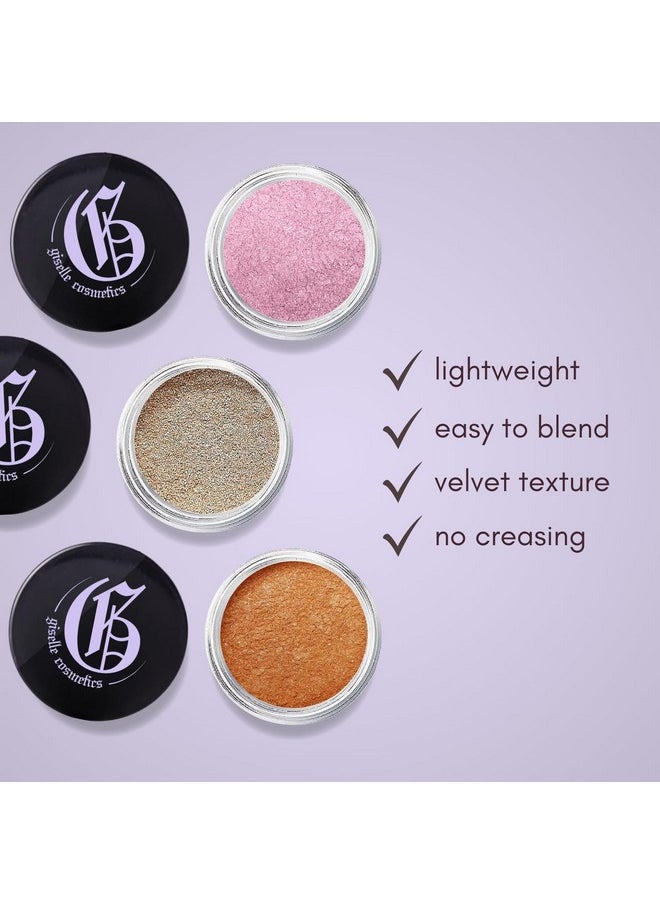 Giselle Cosmetics - Glitter Tan Eyeshadow Palette Brown Eyeshadow Eye Makeup Loose Powder Gold Eye Shadow Glitter Makeup Bronze Eyeshadow And Shimmer Eyeshadow - Image 1