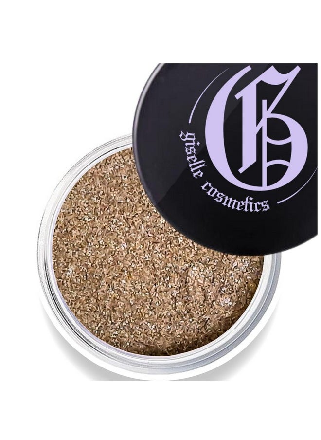 Giselle Cosmetics - Glitter Tan Eyeshadow Palette Brown Eyeshadow Eye Makeup Loose Powder Gold Eye Shadow Glitter Makeup Bronze Eyeshadow And Shimmer Eyeshadow - Image 1