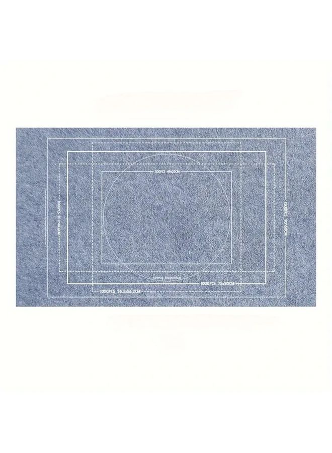 Grey Portable Jigsaw Puzzle Mat Roll With 4 Sorting Trays And Storage Bag - Image 1