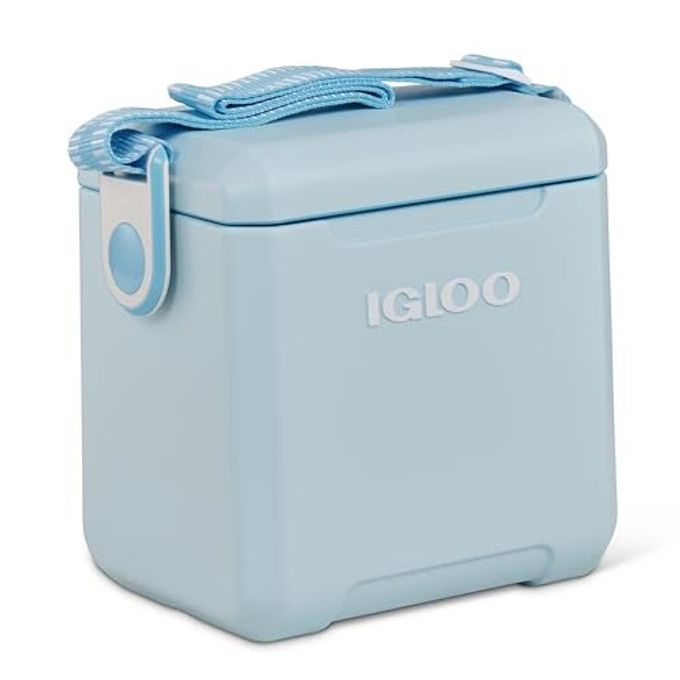 Igloo Powder Blue 11 Qt Tag-Along Too Strapped Picnic Style Cooler - Image 4
