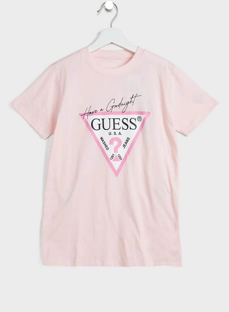 GUESS Kids Logo T-Shirt & Shorts Set