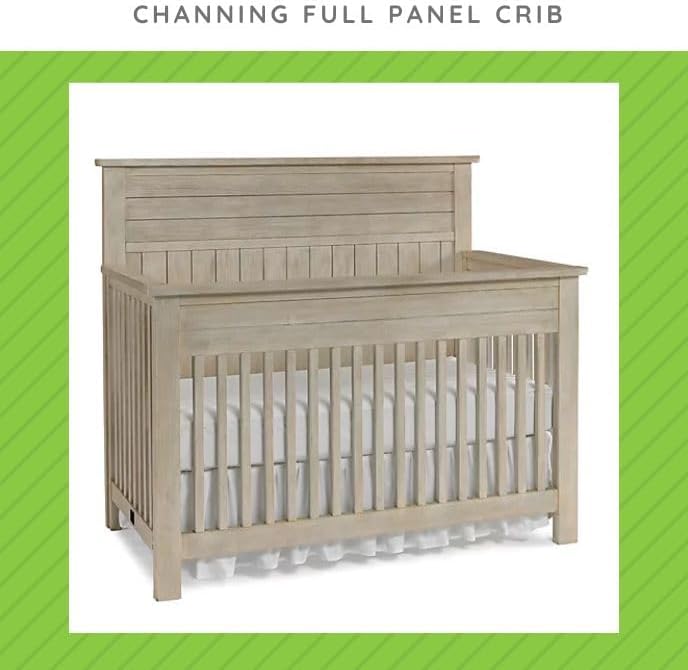 CC KITS Toddler Bed Safety Guard Rail for Bel Amore  Cosi Bella Convertible Cribs by Bivona  Solid Wood Rail for Convertible Crib to Toddler Bed  Safety Guard Rail for Children Sea Washed Pine  Channing - Image 3