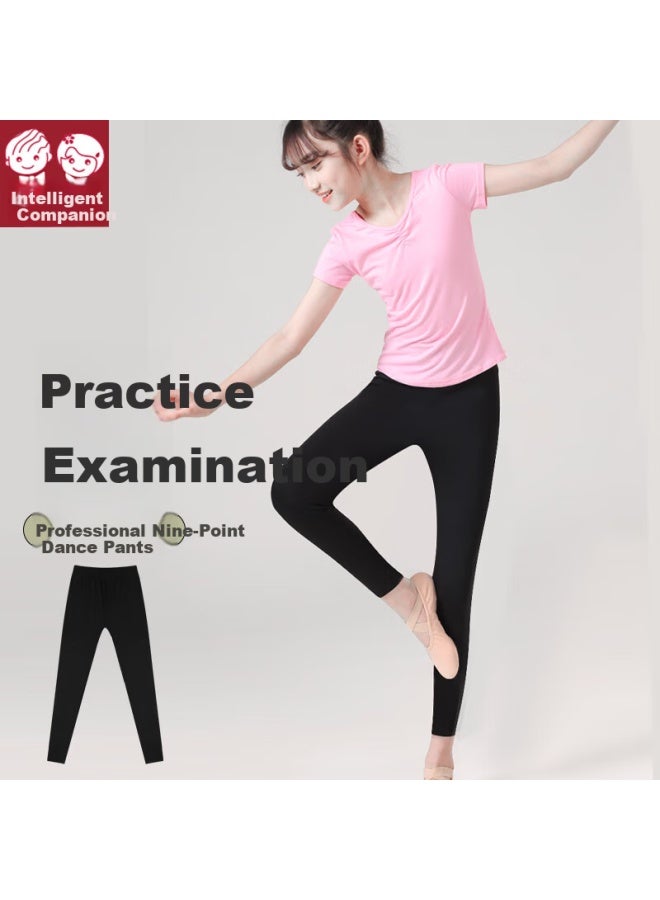 Zhiyouban Children's Dance Pants, Ballet Tights For Girls, Leggings, Ballet Nine-point Pants, Tight-fitting Girls' Modern Dance Practice Long Pants