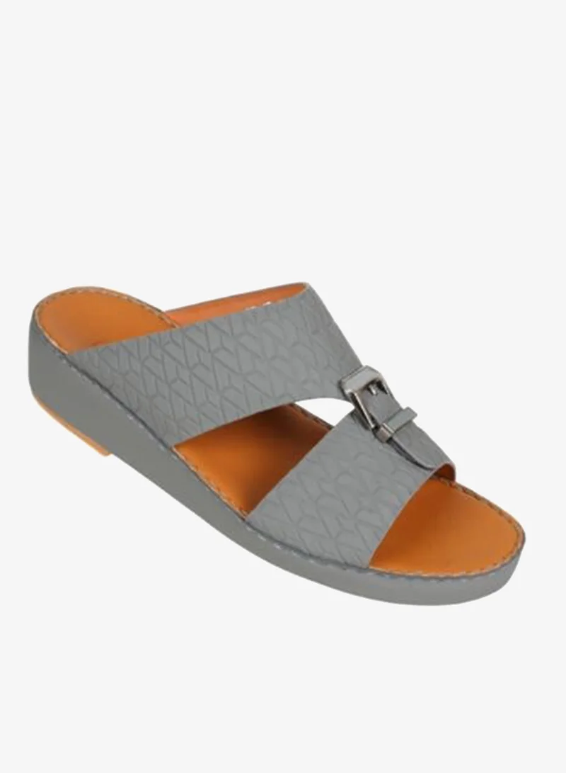 008-3821 Barjeel Uno Mens Arabic Sandals BS 45 Grey