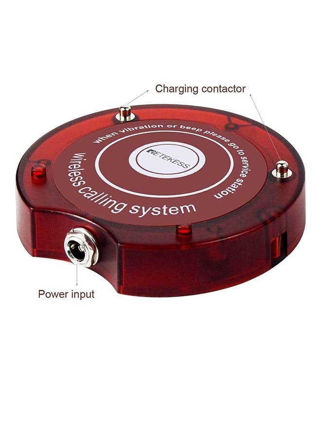 Retekess Pager a wireless pager for customers in restaurants and cafes from Retekess, 20 devices + 1 keyboard + 2 charging base - Image 5