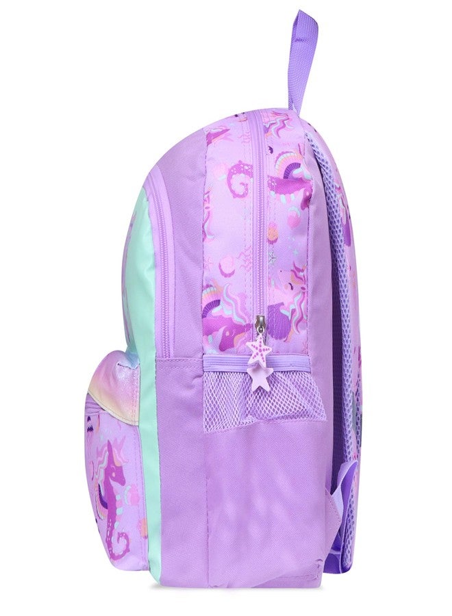 HAMSTER London Twinkle Horn Unicorn Backpack Small - Adorable 10L Compact School Bag in Purple | Durable PU Material, Water-Resistant | Comfortable Fit with Padded Straps | (W10cm x H35cm x L25cm) - Image 3