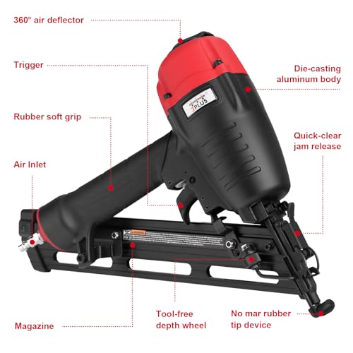 3PLUS HDA1564SP 15 Gauge Angled Finish Nailer - Image 3