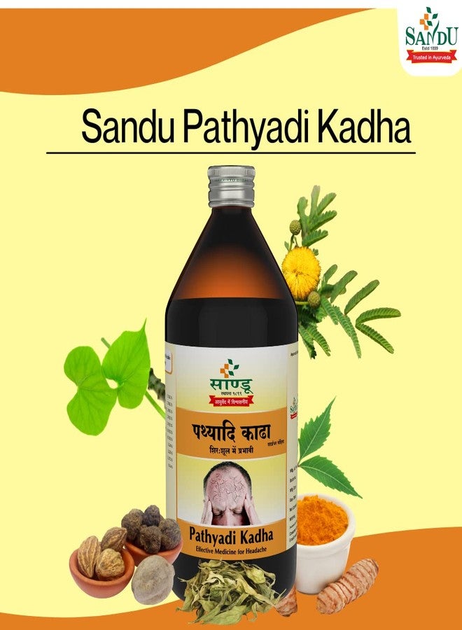 Sandu Pharmaceuticals Ltd Pathyadi Kadha | For various Headaches and Migraine (200 ml) - Image 2