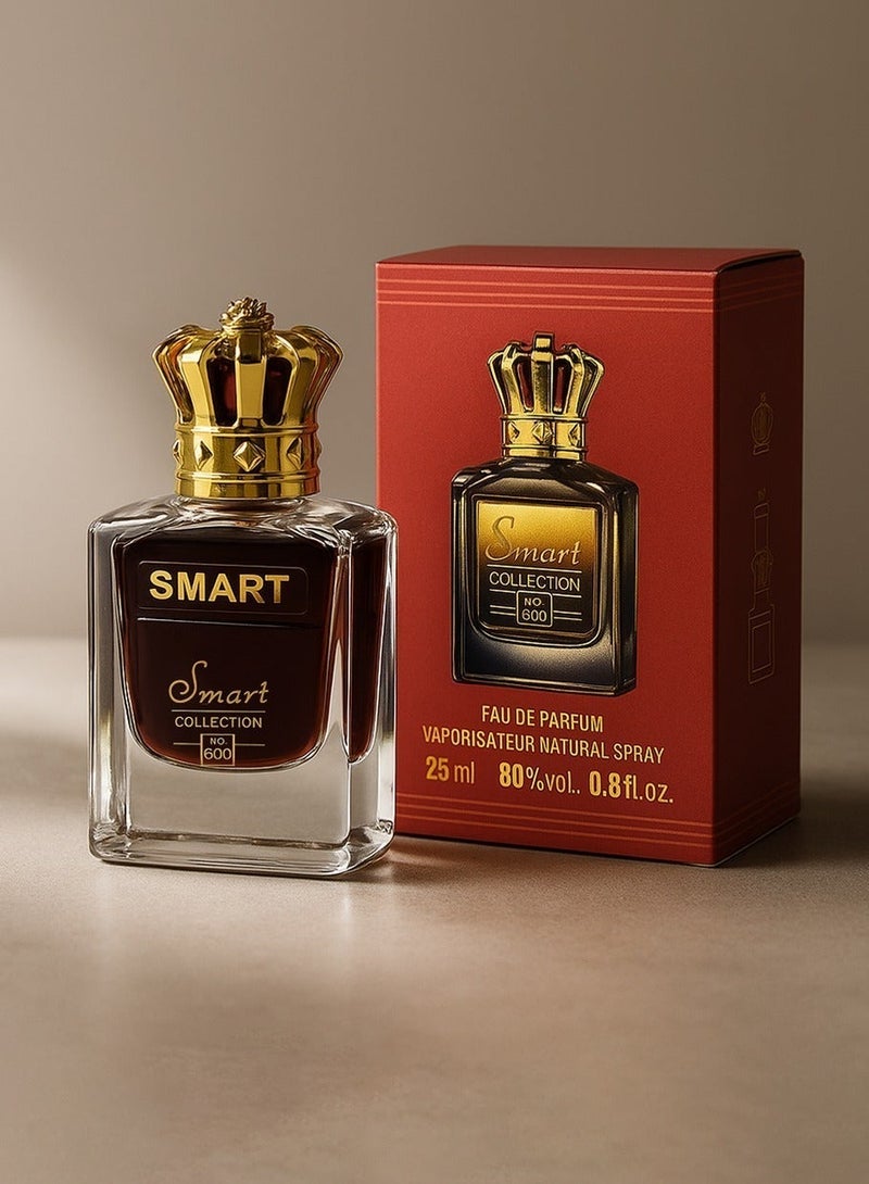 Smart collection Luxury Long Smart Collection Perfume No. 600 for Men 25ml | Aromatic Amber & Vanilla Fragrance | Eau De Perfume - Image 5