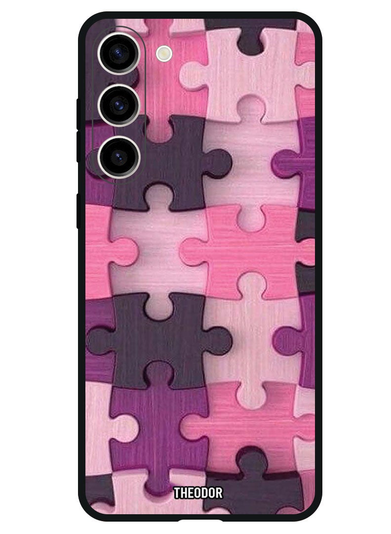 Theodor Protective Case Anti Scratch Shock Proof Bumper Cover For Samsung Galaxy S23 Plus Pink flowers - Image 1