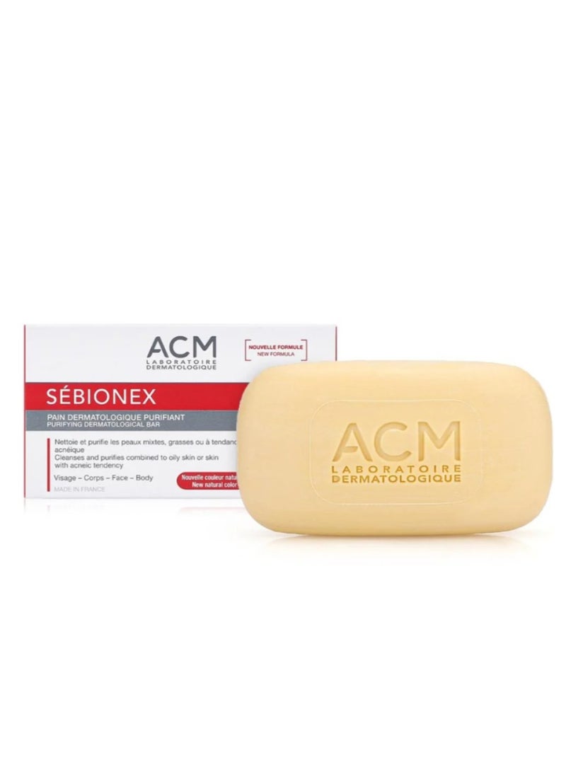 اكم لابرتوري ديرماتولوجيك صابونة سيبيونكس باين ديرماتولوجيك المنقية من إيه سي إم للبشرة المعرضة لحب الشباب، المختلطة والدهنية، 100 جم - Image 3