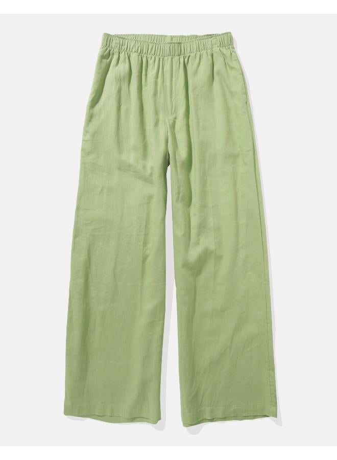 American Eagle AE Linen-Blend Pull-On Pant - Image 3