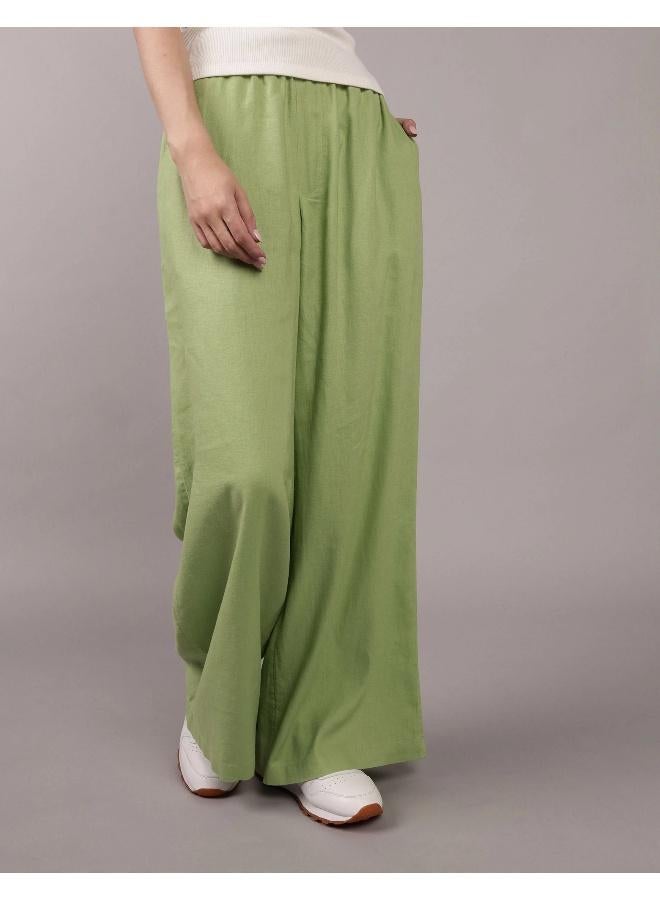 American Eagle AE Linen-Blend Pull-On Pant - Image 1